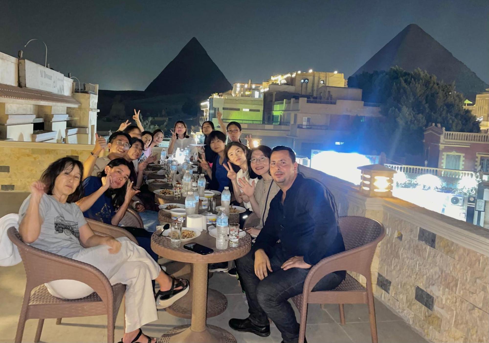 King Ali Pyramids View Inn Kafrat al Jabal Exterior photo